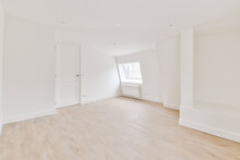 Empty White Room In Modern House