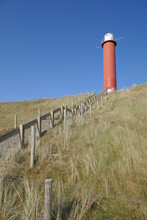 Lighthouse "Grote Kaap"(Great Cape) Between Julianadorp And Callantsoog, North Holland, The Netherlands
