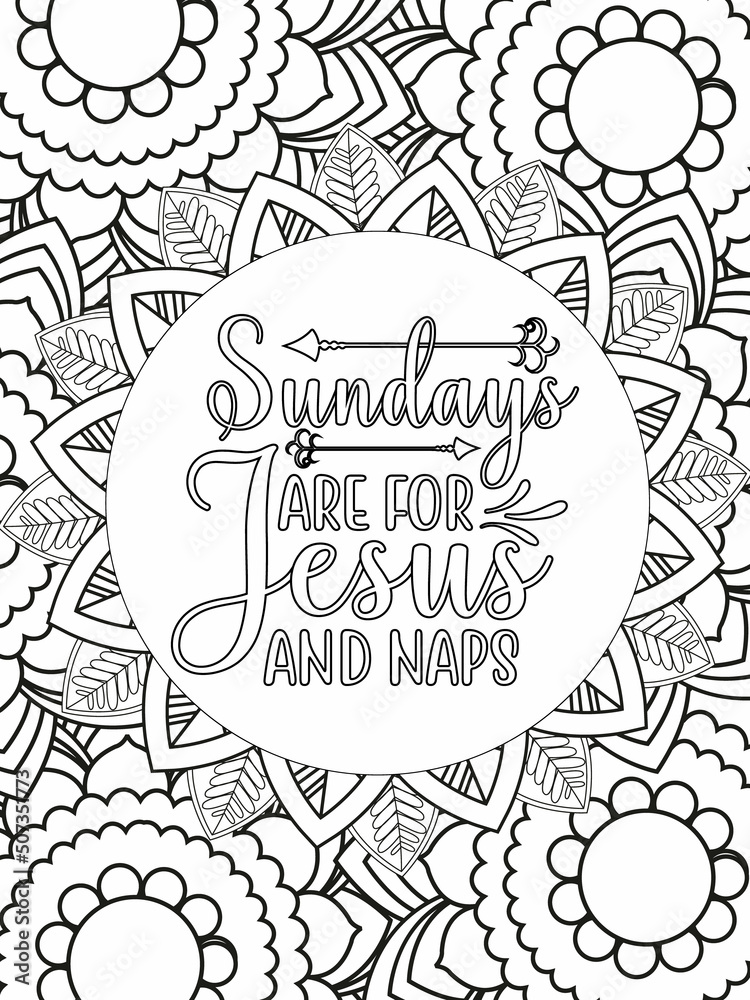 Bible Verse Coloring Pages, Christian Lettering coloring page for ...