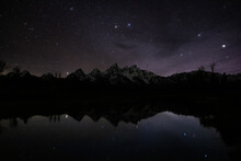 Stars Over Grand Teton National Park Nightscape