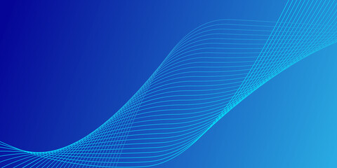 Wall Mural - vector wave lines flowing dynamic. abstract background.