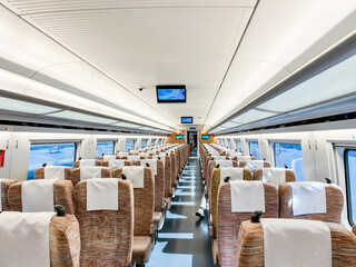 interior of a train