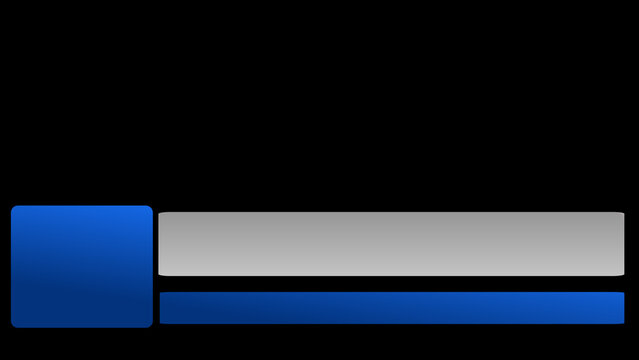 Simple metallic lower third design, cable tv news channel broadcasting news element in high resolution.