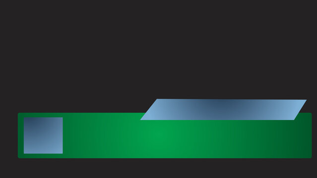 Simple metallic lower third design, cable tv news channel broadcasting news element in high resolution.