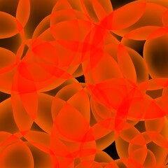 Poster - abstract orange background