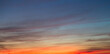 canvas print picture - Schöner Himmel, Sonnenuntergang