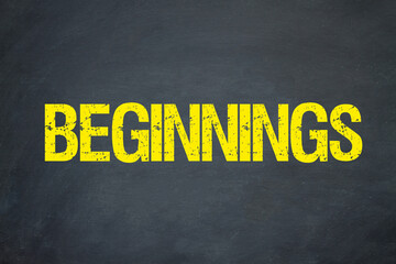 Poster - Beginnings