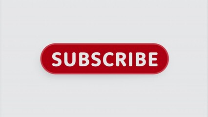 Poster - Subscribe. Hand click icon. Finger click icon. Motion graphics
