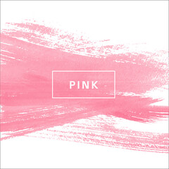 Aufkleber - Pink watercolor background