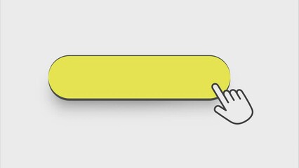 Aufkleber - Click here button. Promotion sign. Motion graphics
