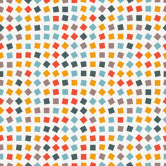 Poster - Seamless pattern with color squares