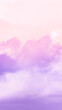 Leinwandbild Motiv NSTA Story Template Backgrounds. Twilight sky with effect of light pastel colors. Colorful sunset of soft clouds. 9:16 Aspect Ratio