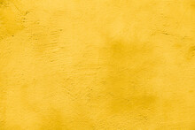Yellow Color Stucco Wall Background