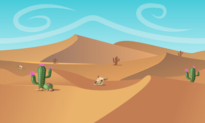 desert 2d background