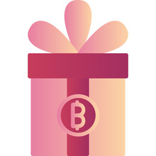Gift Bitcoin Icon