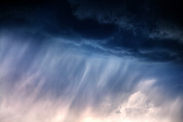 Wall Mural - blurred severe rain background