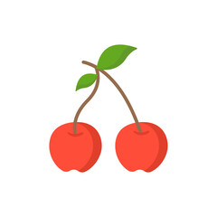 Wall Mural - fruits logo icon design vector