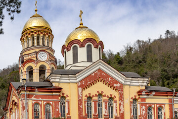 Wall Mural - New Athos monastery