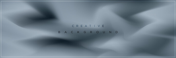 Modern abstract grey banner gradient background design