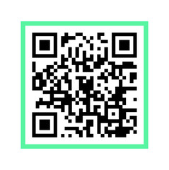 illustration of qr code on white background
