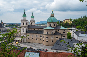 Sticker - View of the Cathedral of St. Rupert and Virgil