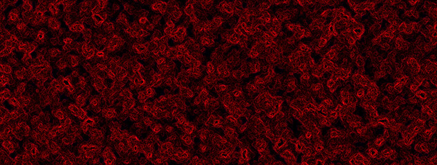 Wall Mural - Background simulating blood-red microorganisms