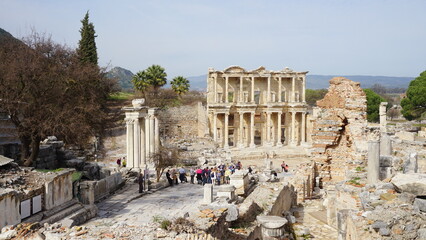 Wall Mural - Celsus Library in Ephesus, Izmir, Turkey