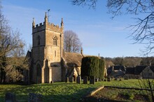 The Cotswold Church At Upper Slaughter, Gloucestershire, England