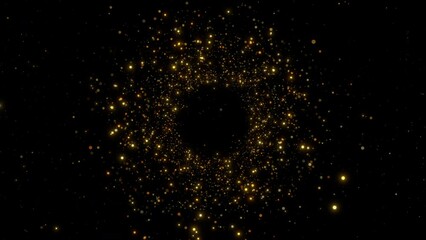 golden background sparkles glitter stars video
