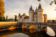 canvas print picture - Sully-sur-loire, France. Castels of the Loire Valley.