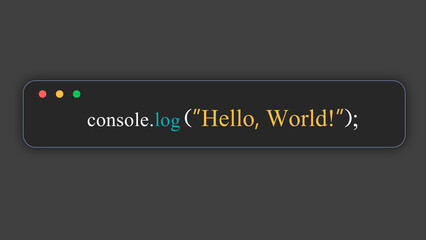 Poster - hello world in programming languages