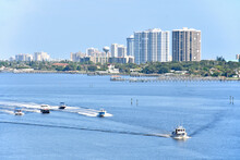 Daytona Beach Shores And The Intracoastal Waterway Along The Halifax River In Central Florida