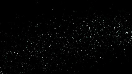 Wall Mural - dust particles floating to the left in the air. cinematic elegant futuristic organic dust particles 