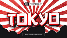 Tokyo Text Effect Editable Asian Text Style
