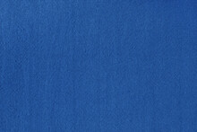 Dark Blue Cotton Fabric Cloth Texture For Background, Natural Textile Pattern.
