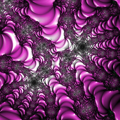 Fototapete - surreal futuristic digital 3d design art abstract background fractal illustration for meditation and decoration wallpaper