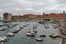 A Picture Of Picturesque Dubrovnik In Croatia Showing The Colourful Old Town And The Harbour