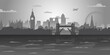 London city silhouette
