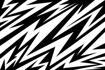 Aufkleber - Abstract background with various sharp, zigzag and arrow pattern