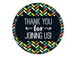 Thank you for joining us sticker badge