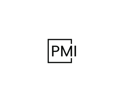 PMI Letter Initial Logo Design Vector Illustration