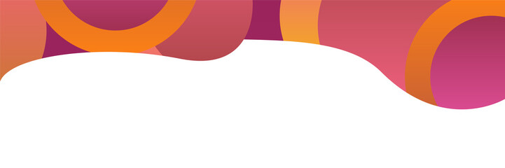 Orange abstract banner background