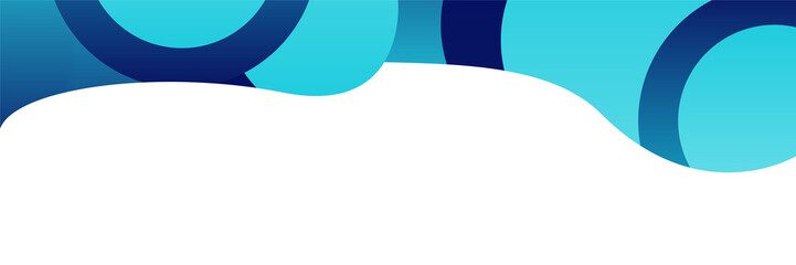 Blue abstract banner background