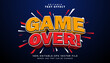© Farhad - 3D Game Over! text effect - Editable text effect