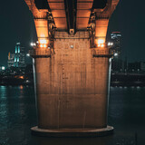 Fototapeta Big Ben - bridge at night