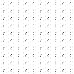 Poster - Square seamless background pattern from geometric shapes are different sizes and opacity. The pattern is evenly filled with black table lamp symbols. Vector illustration on white background