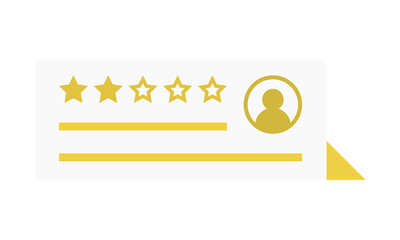 Poster - Unsatisfied customer comment comment semi flat color vector object. Full sized item on white. Writing complaint on social media simple cartoon style illustration for web graphic design and animation