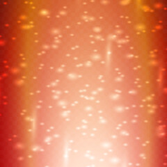 Glitter lights. Bokeh background with lots of blurred particles. Bright glowing defocused dust. Magic composition. 3d rendering