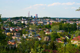Fototapeta Do pokoju - Widok na zielone miasto oraz elektrownie w Będzinie