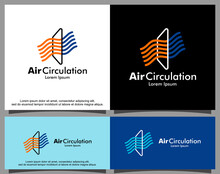 Fresh Air Circulation Logo Template